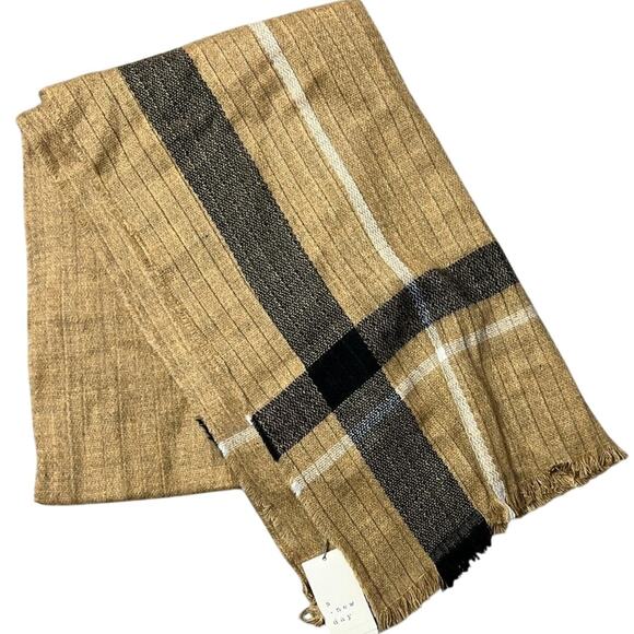 A New Day Women's Striped Maple Oblong Scarf - Picture 1 of 3